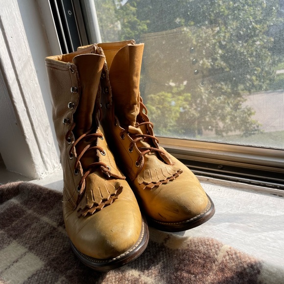 Tan leather ropers - Picture 6 of 6